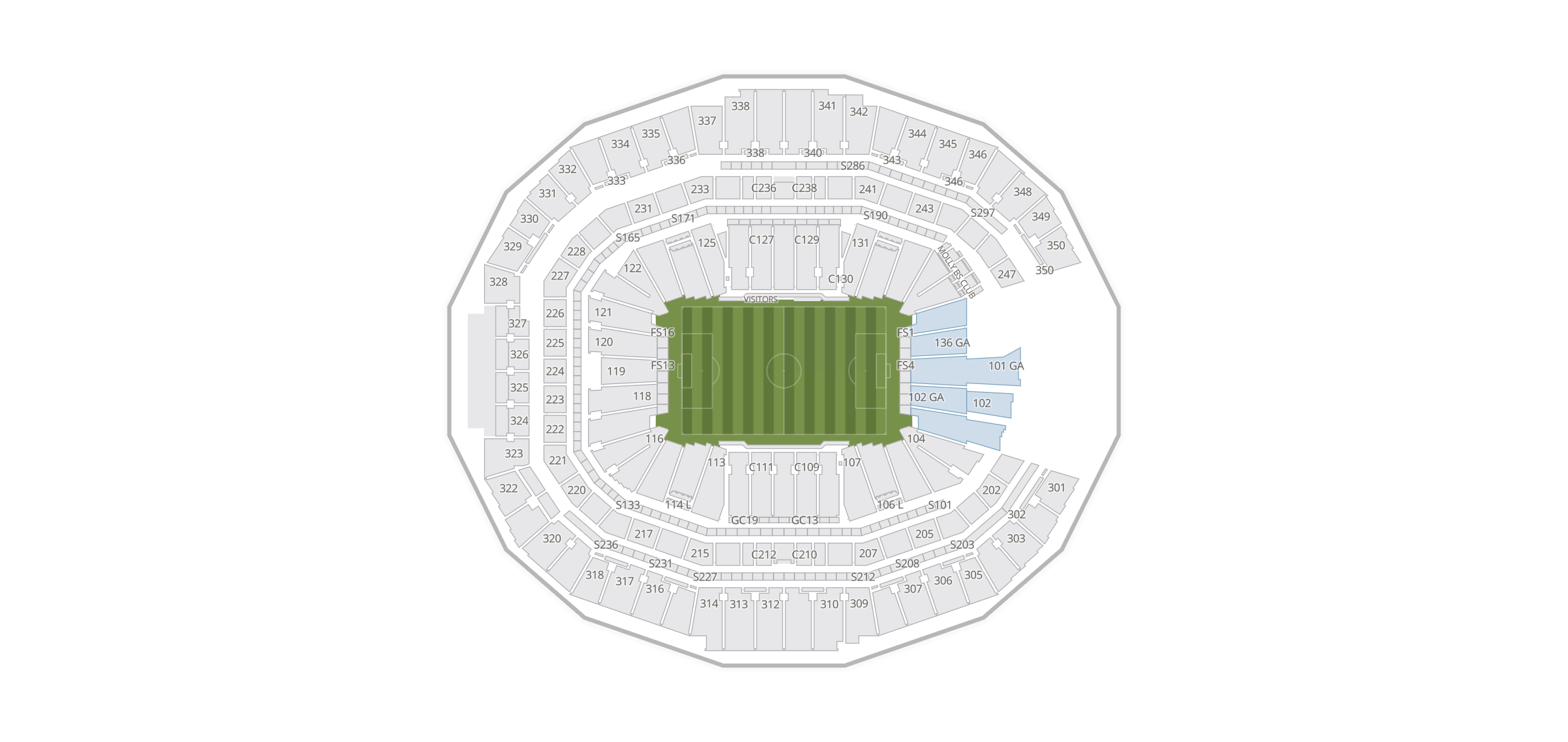 Mercedes-Benz Stadium seating chart